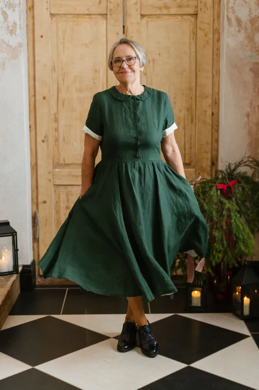 Classic Dress, Short Sleeve sold by Son de Flor