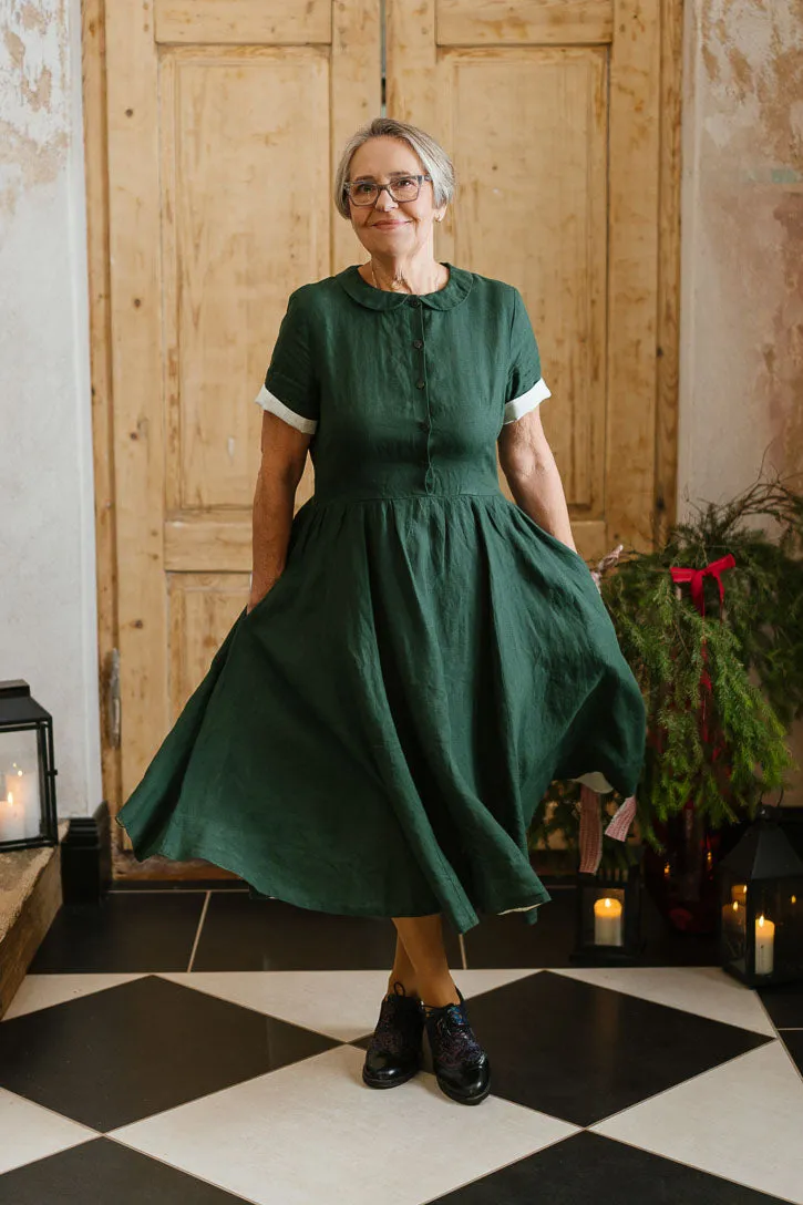 Classic Dress, Short Sleeve sold by Son de Flor