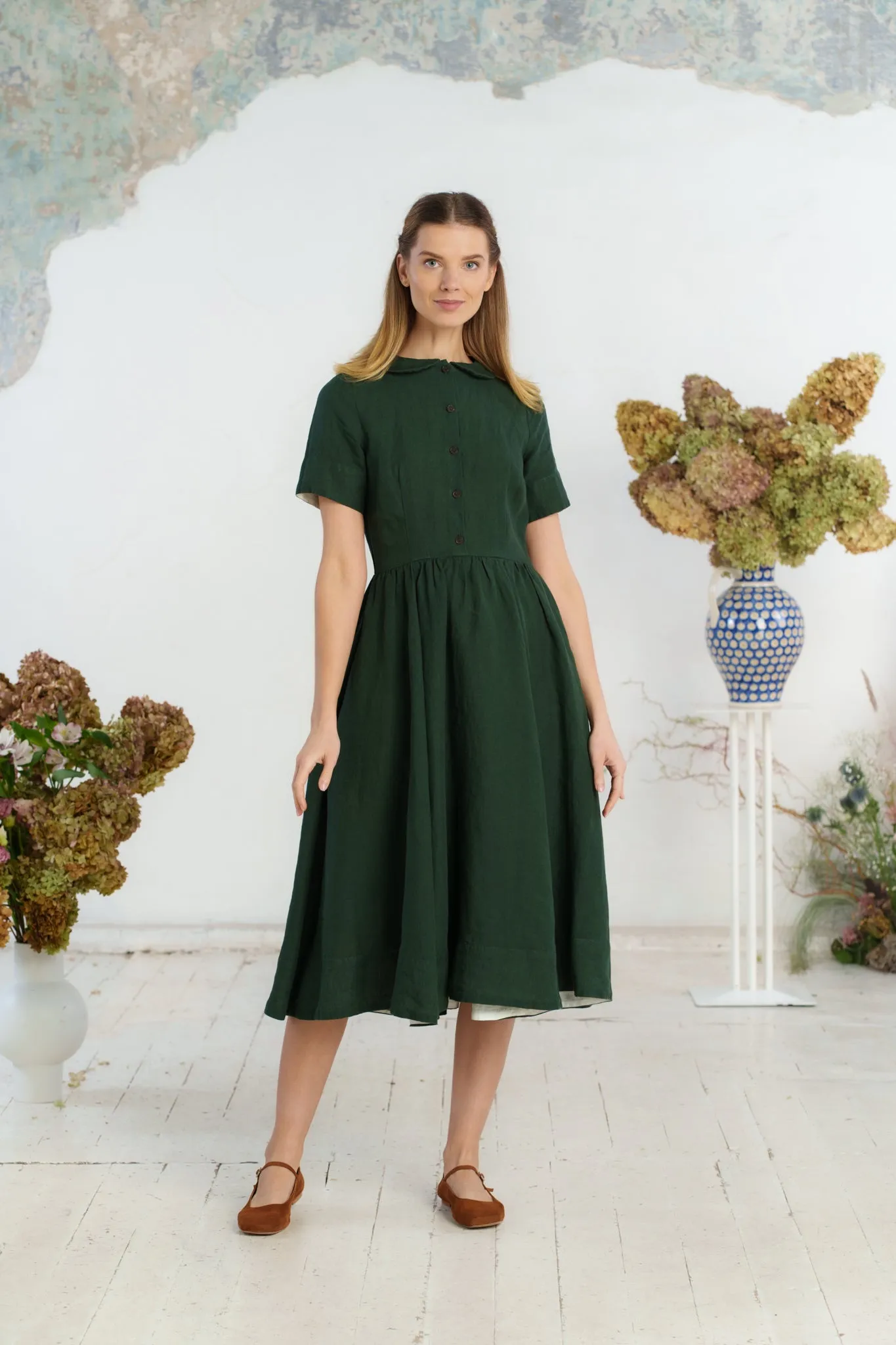 Classic Dress, Short Sleeve sold by Son de Flor product image thumbnail 3