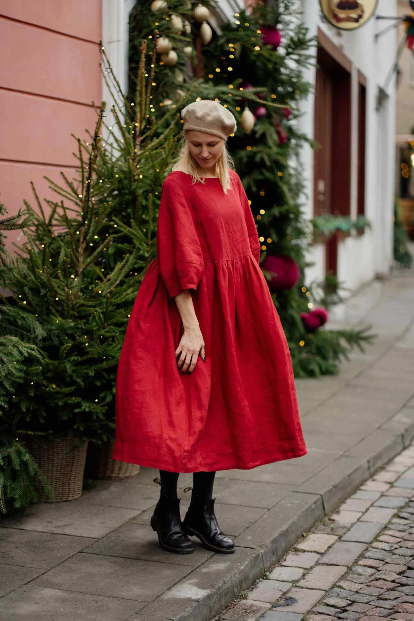Gaia – Linen Smock Dress sold by Son de Flor product image thumbnail 5