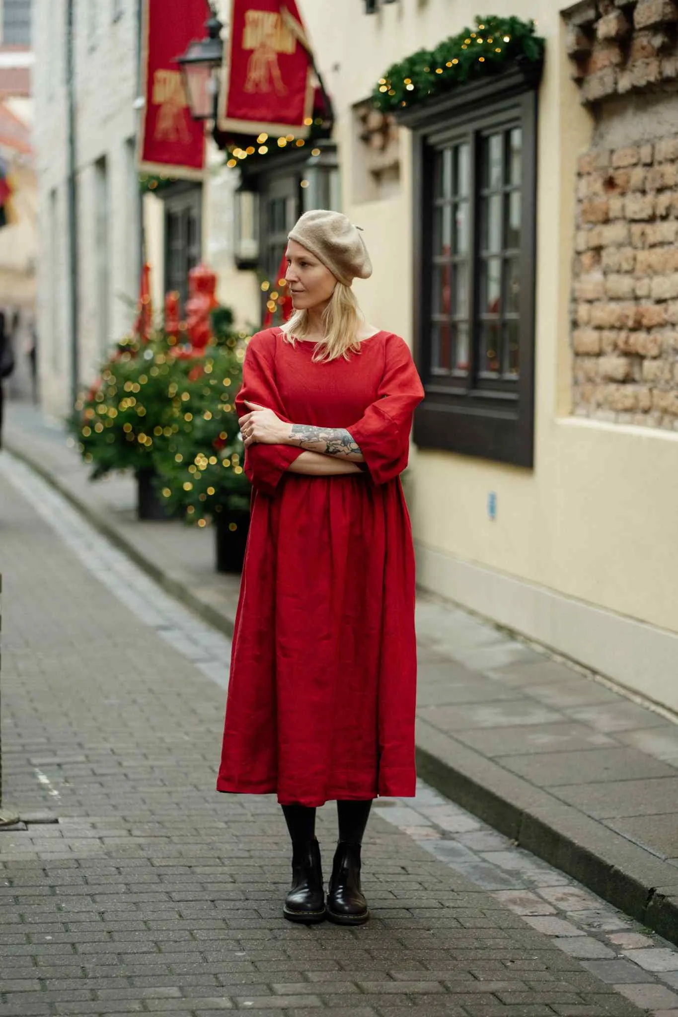 Gaia – Linen Smock Dress sold by Son de Flor product image thumbnail 3