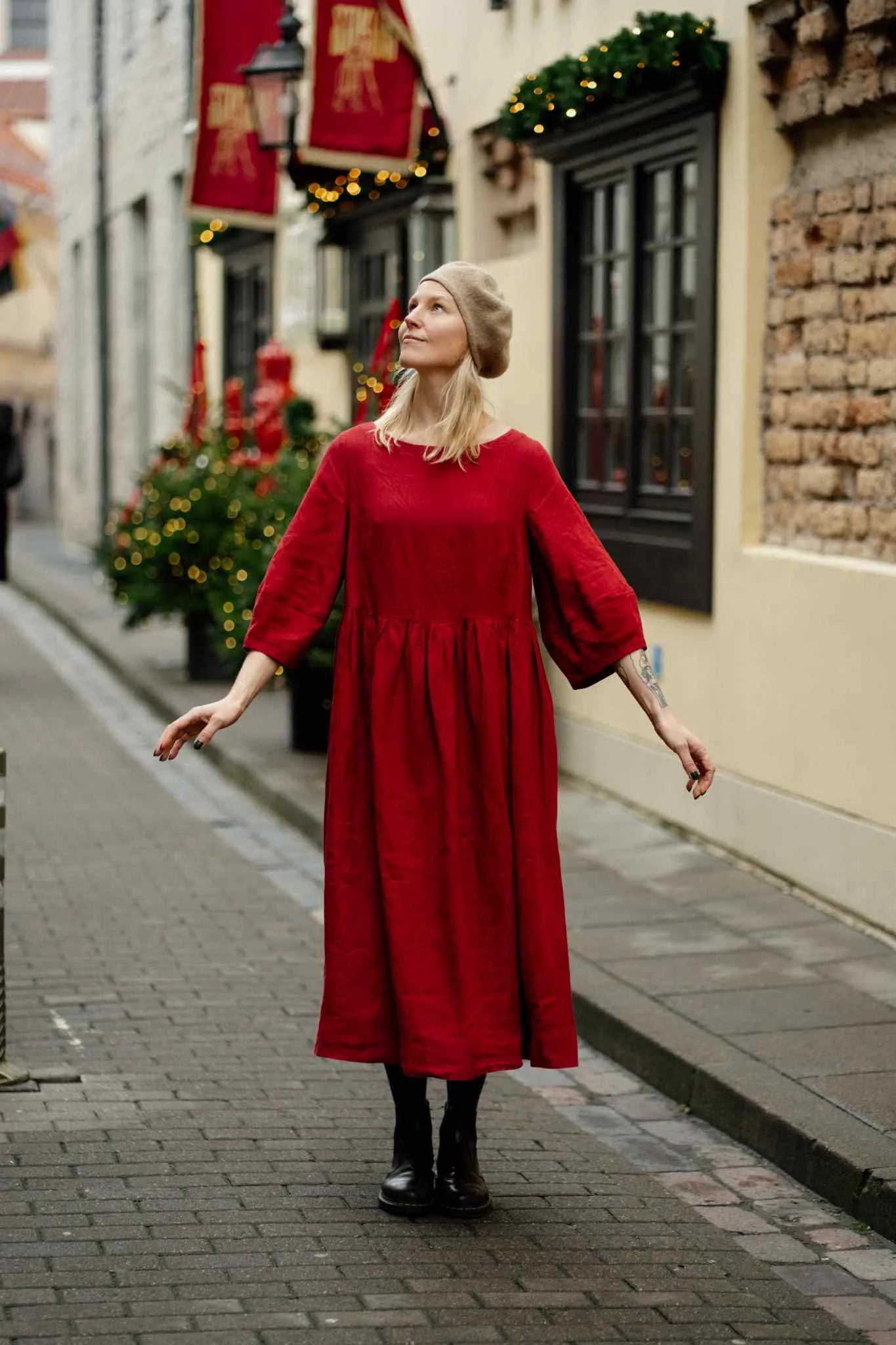 Gaia – Linen Smock Dress sold by Son de Flor product image thumbnail 2
