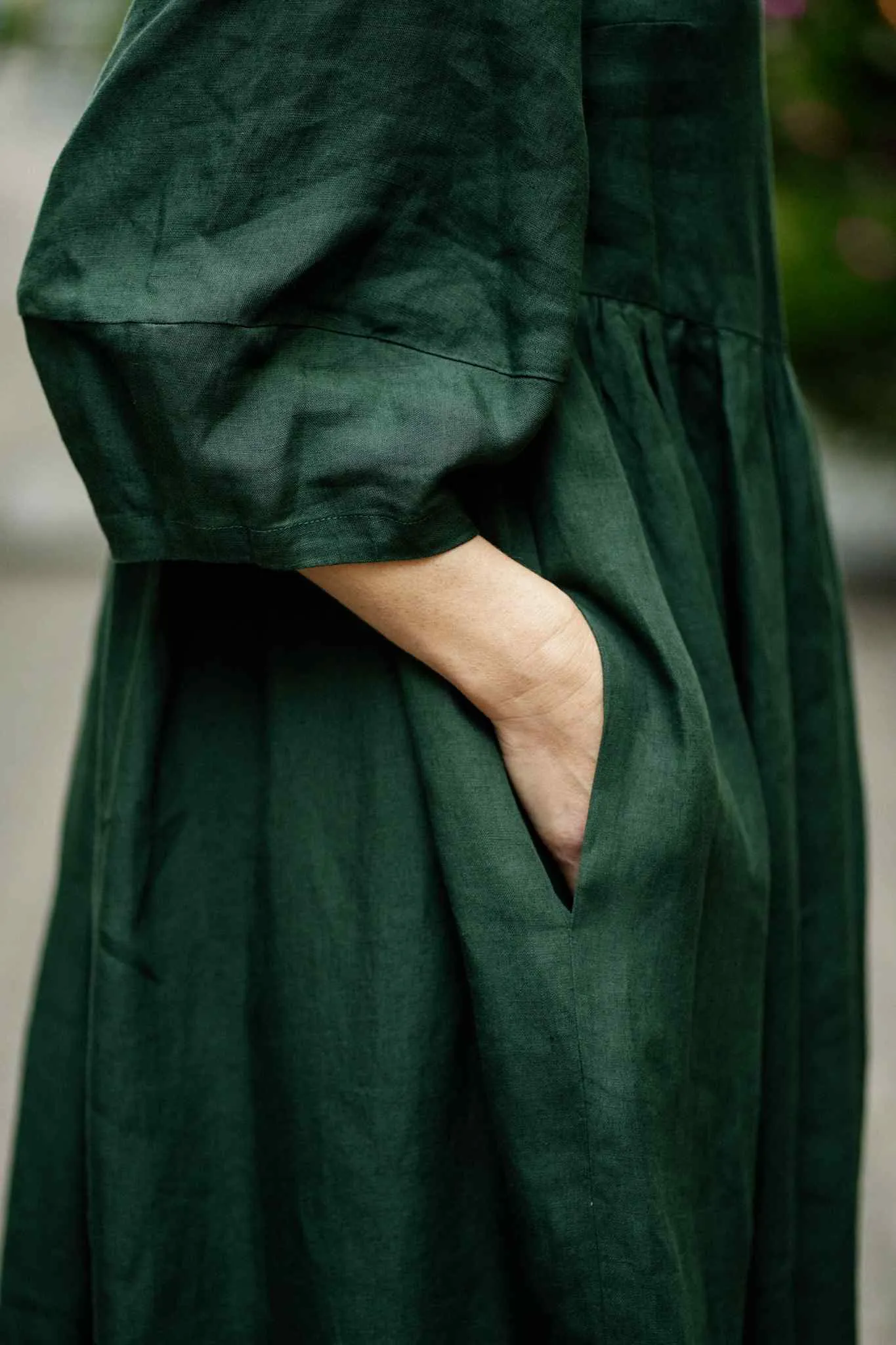 Gaia – Linen Smock Dress sold by Son de Flor product image thumbnail 4