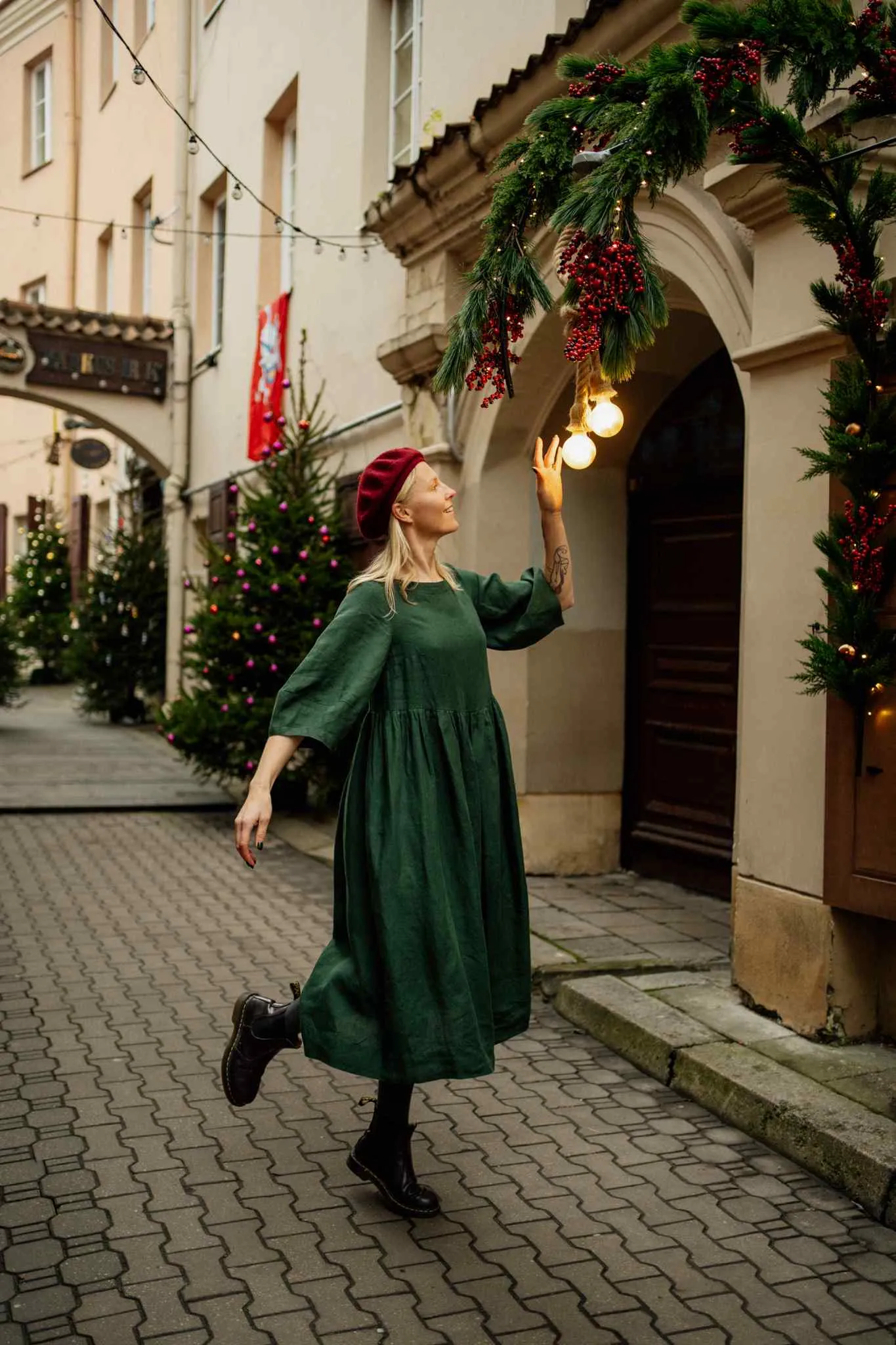 Gaia – Linen Smock Dress sold by Son de Flor product image thumbnail 3