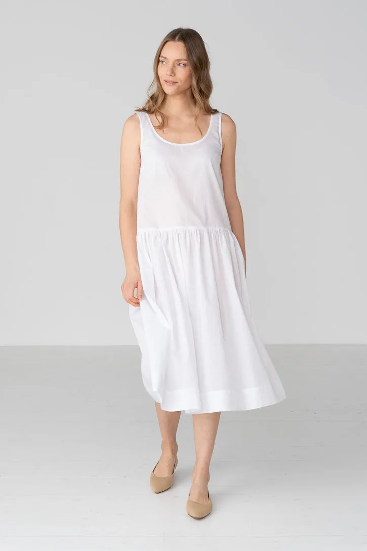 Deep Neck Petticoat, White Magnolia sold by Son de Flor product image thumbnail 5