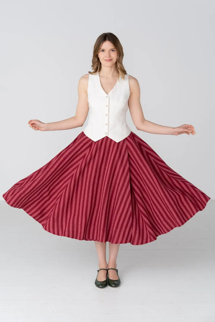 Wrap – Full-Circle Linen Skirt sold by Son de Flor product image thumbnail 2