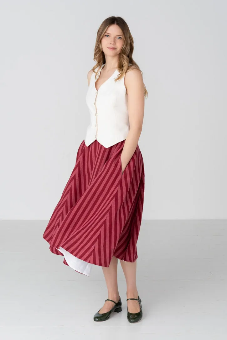 Wrap – Full-Circle Linen Skirt sold by Son de Flor product image thumbnail 5