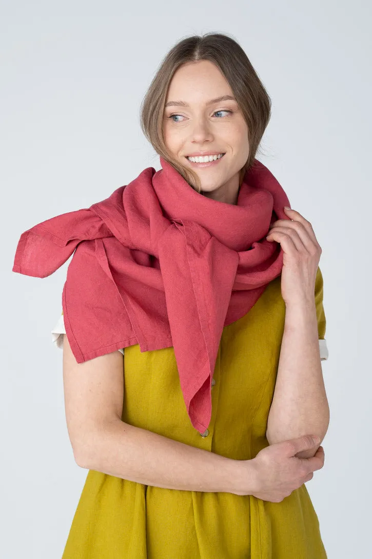 Palisandra – Linen Square Scarf sold by Son de Flor