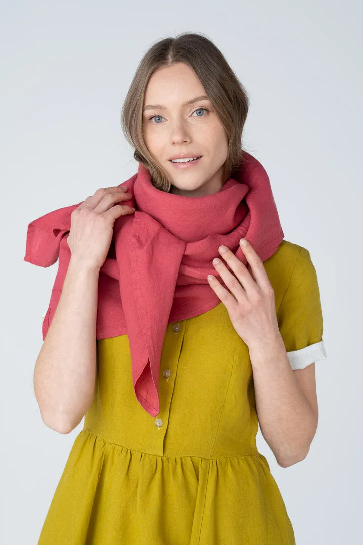 Palisandra – Linen Square Scarf sold by Son de Flor product image thumbnail 2