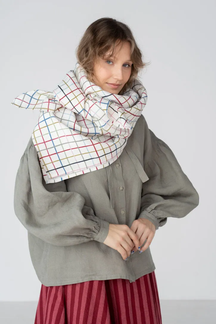 Palisandra – Linen Square Scarf sold by Son de Flor product image thumbnail 2