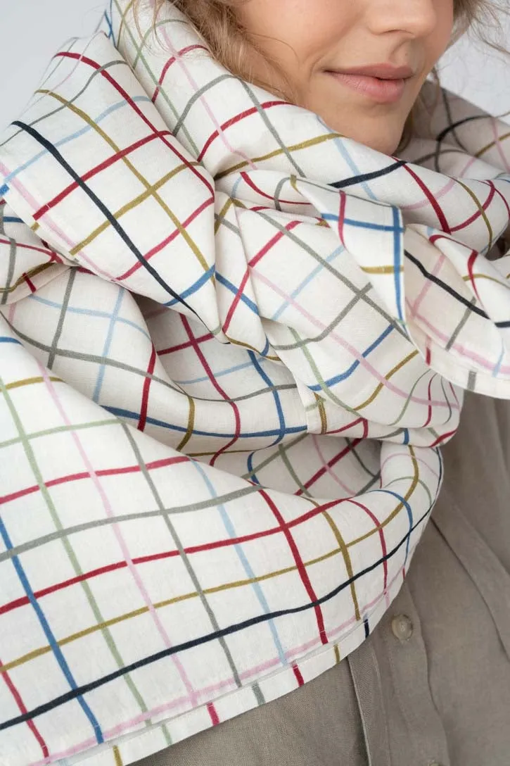 Palisandra – Linen Square Scarf sold by Son de Flor product image thumbnail 3