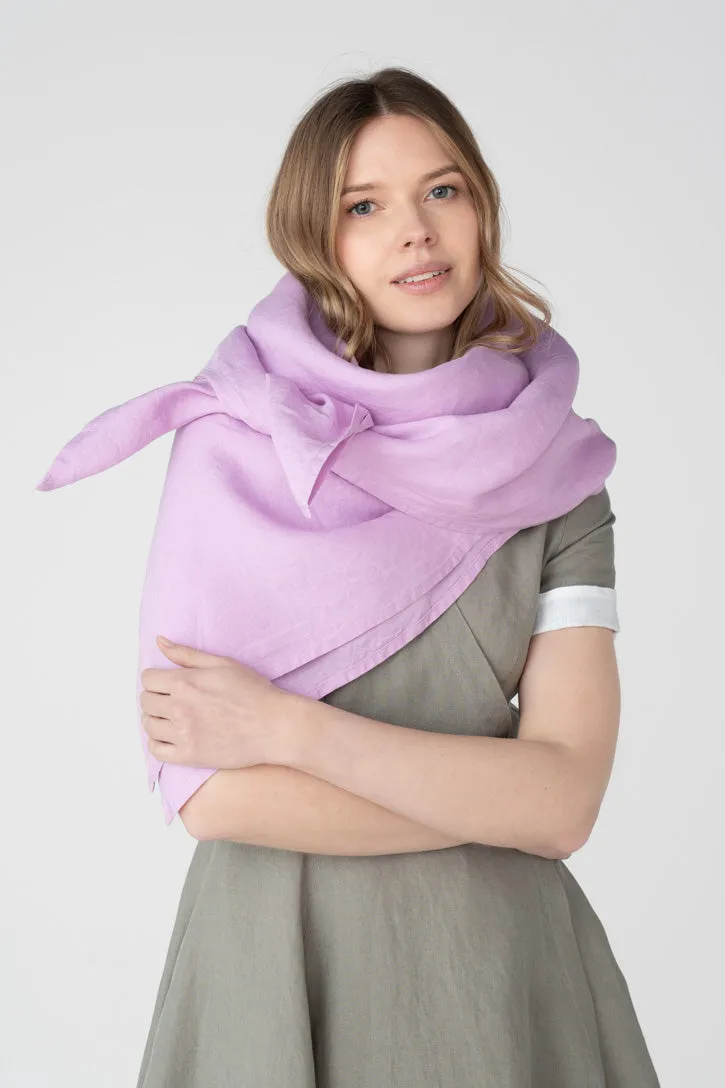 Palisandra – Linen Square Scarf sold by Son de Flor