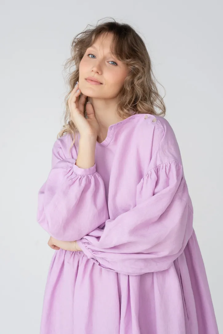 Gale – Oversized Linen Dress sold by Son de Flor product image thumbnail 4