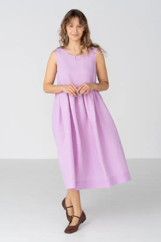 Smock – Oversized Sleeveless Linen Dress made by Son de Flor