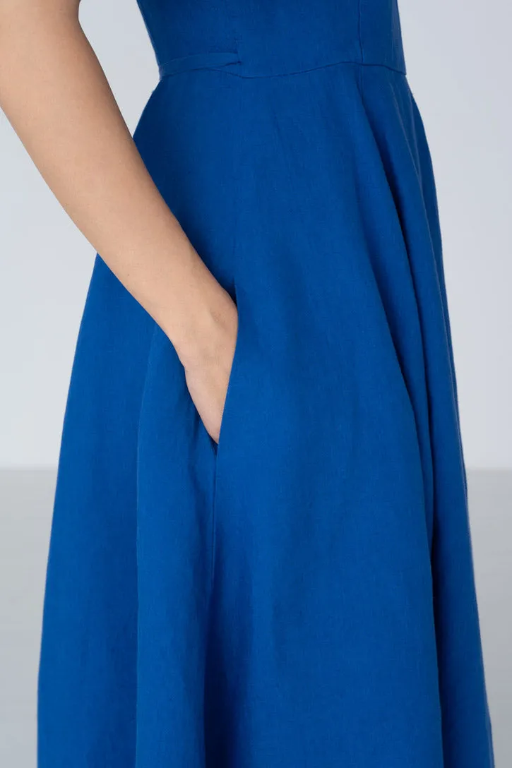 Wrap – Linen Dress with Butterfly Sleeves sold by Son de Flor product image thumbnail 4