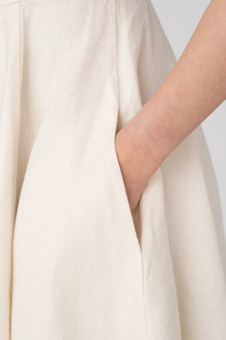 Rosa – Midi Linen Dress with Double-Button Front sold by Son de Flor product image thumbnail 3