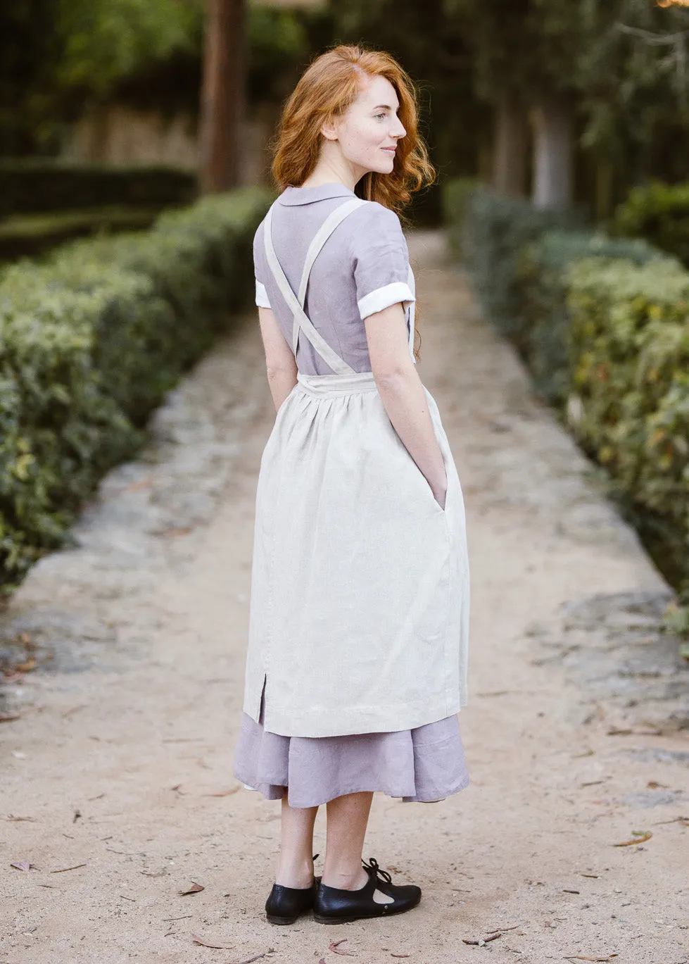Pinafore – Cross-Back Linen Apron sold by Son de Flor product image thumbnail 2