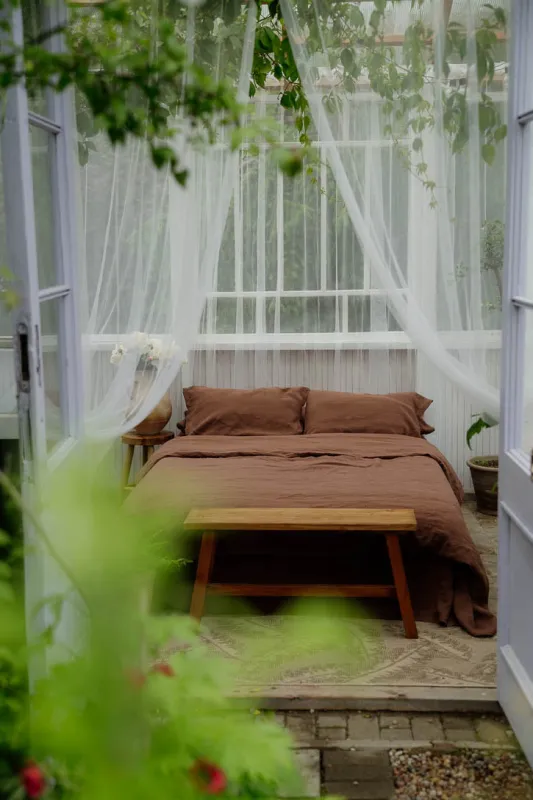 Linen Duvet Cover Set (3 pcs) made by Son de Flor