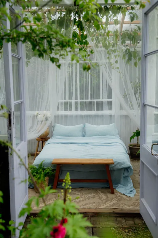 Linen Duvet Cover Set (3 pcs) made by Son de Flor