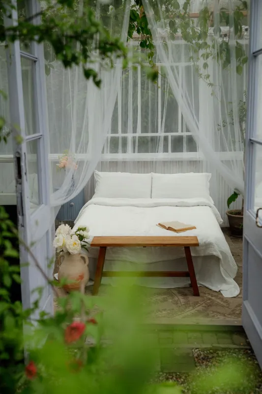Linen Duvet Cover Set (3 pcs) made by Son de Flor