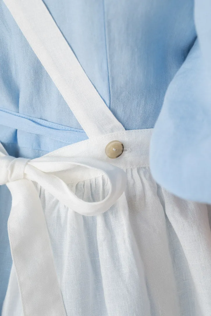 Pinafore – Cross-Back Linen Apron sold by Son de Flor product image thumbnail 4