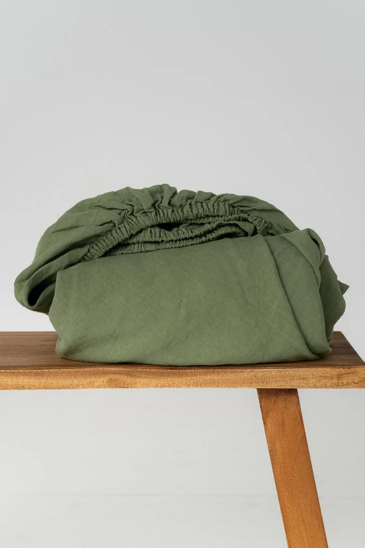 Linen Fitted Sheet sold by Son de Flor product image thumbnail 3