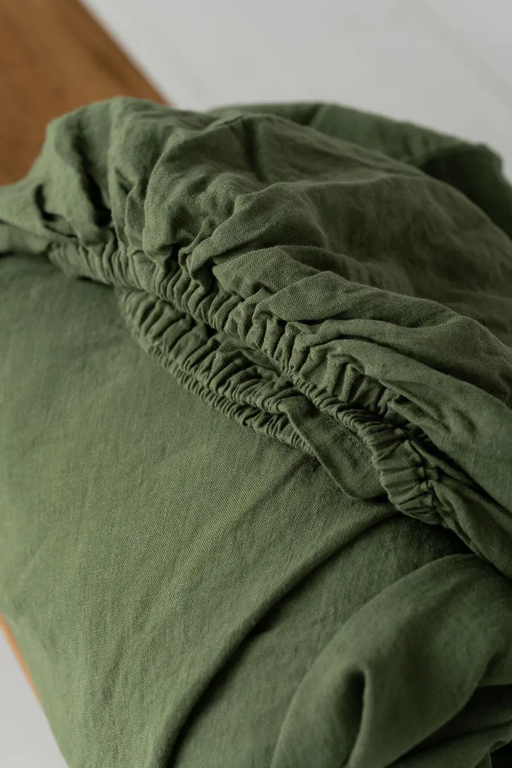 Linen Fitted Sheet sold by Son de Flor product image thumbnail 4
