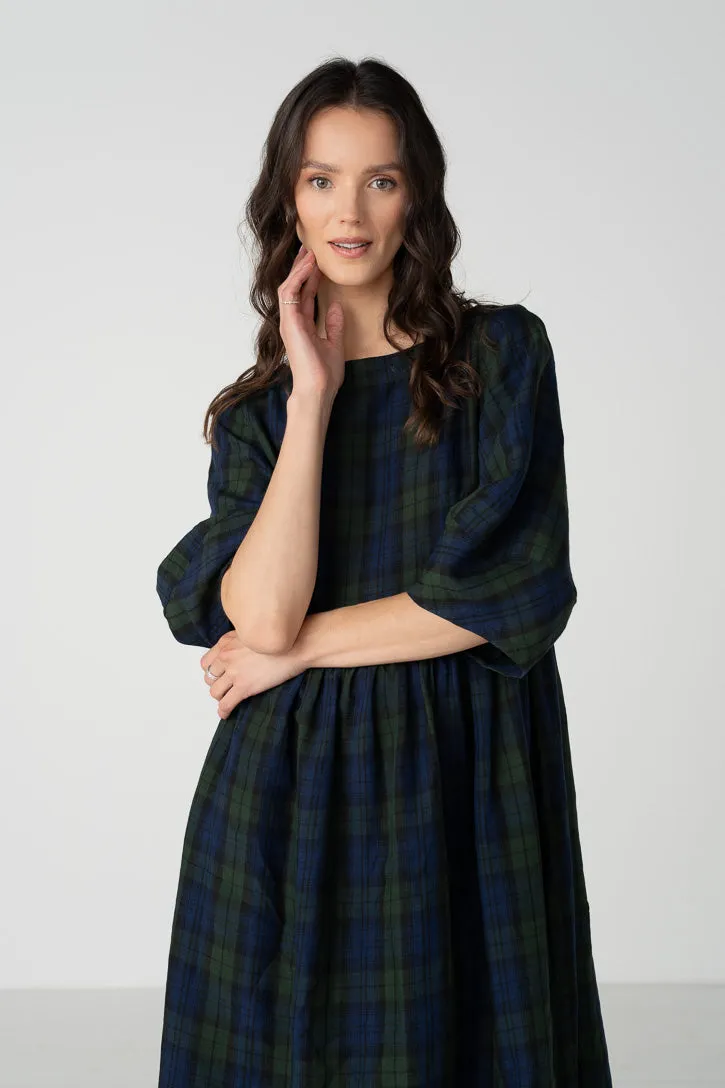 Gaia – Linen Smock Dress sold by Son de Flor product image thumbnail 4