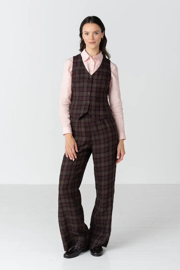 Edith – Straight Leg Linen Maxi Trousers sold by Son de Flor product image thumbnail 2