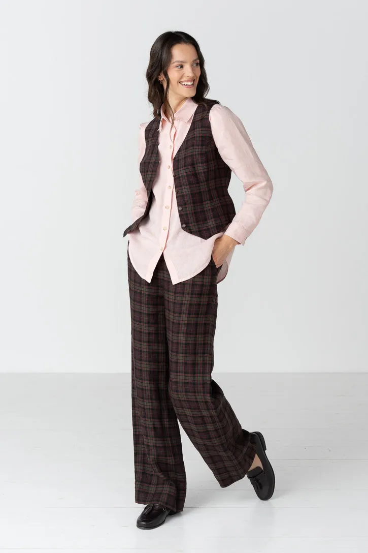 Edith – Straight Leg Linen Maxi Trousers sold by Son de Flor product image thumbnail 5