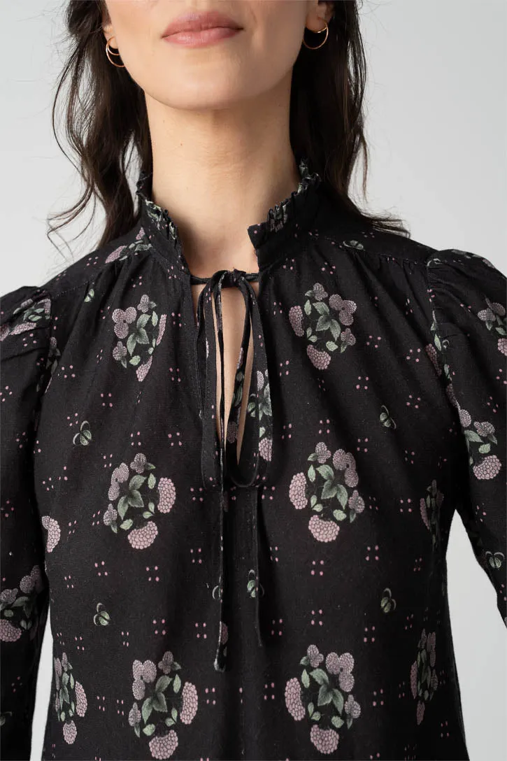 Dawn – Linen Dress with Tie Neckline sold by Son de Flor product image thumbnail 3