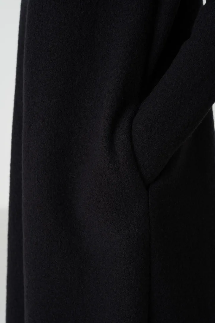 Classic – Virgin Wool Coat with Thumbhole Sleeves sold by Son de Flor product image thumbnail 5
