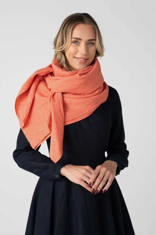 Palisandra – Linen Square Scarf made by Son de Flor