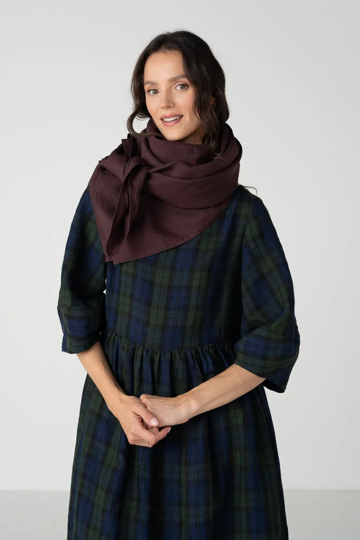 Palisandra – Linen Square Scarf sold by Son de Flor product image thumbnail 4