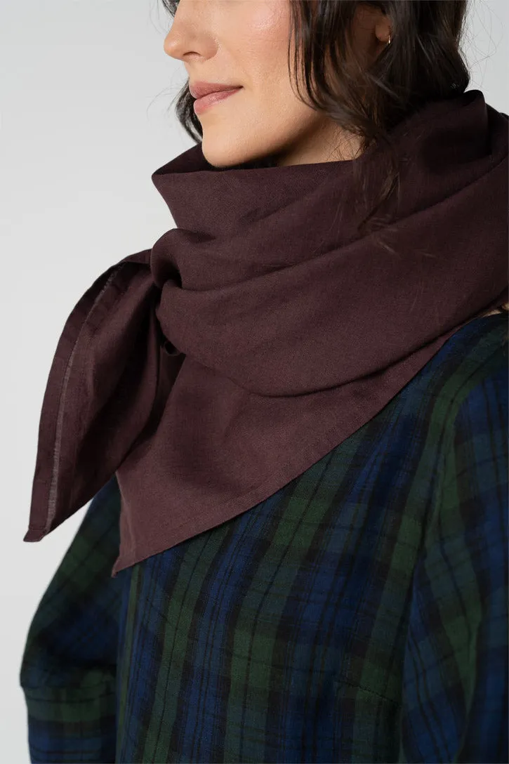 Palisandra – Linen Square Scarf sold by Son de Flor product image thumbnail 2