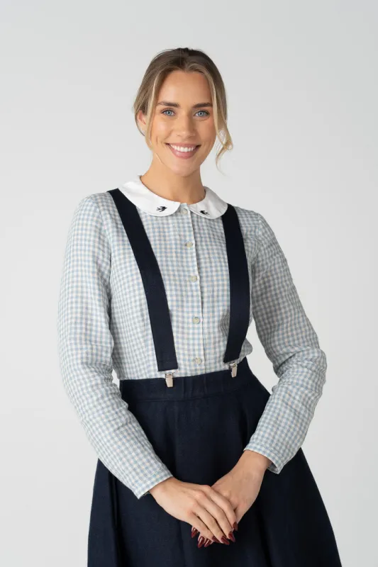 Suspenders – Adjustable Twill Linen Straps made by Son de Flor
