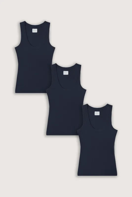 DANNY TANK BUNDLE - CLASSIC NAVY sold by We Are Sundays