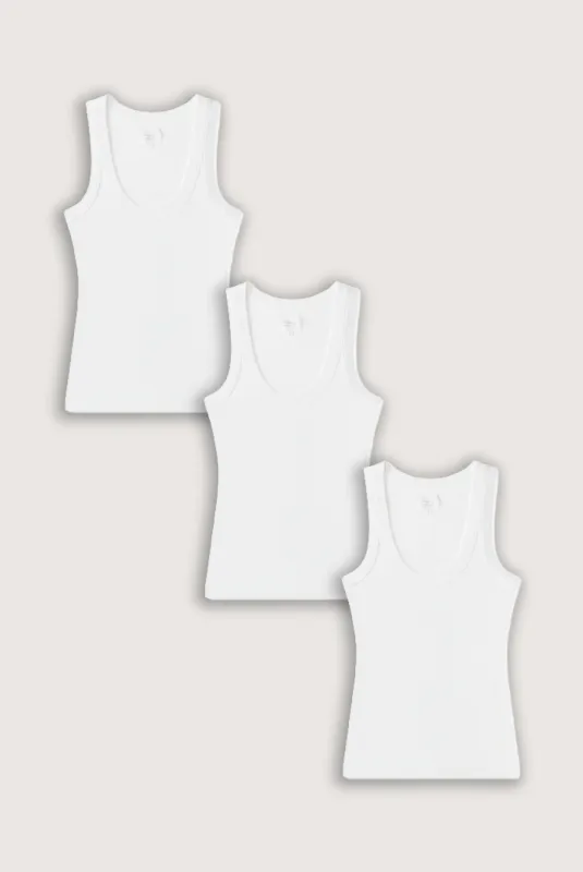 DANNY TANK BUNDLE - CLASSIC WHITE sold by We Are Sundays