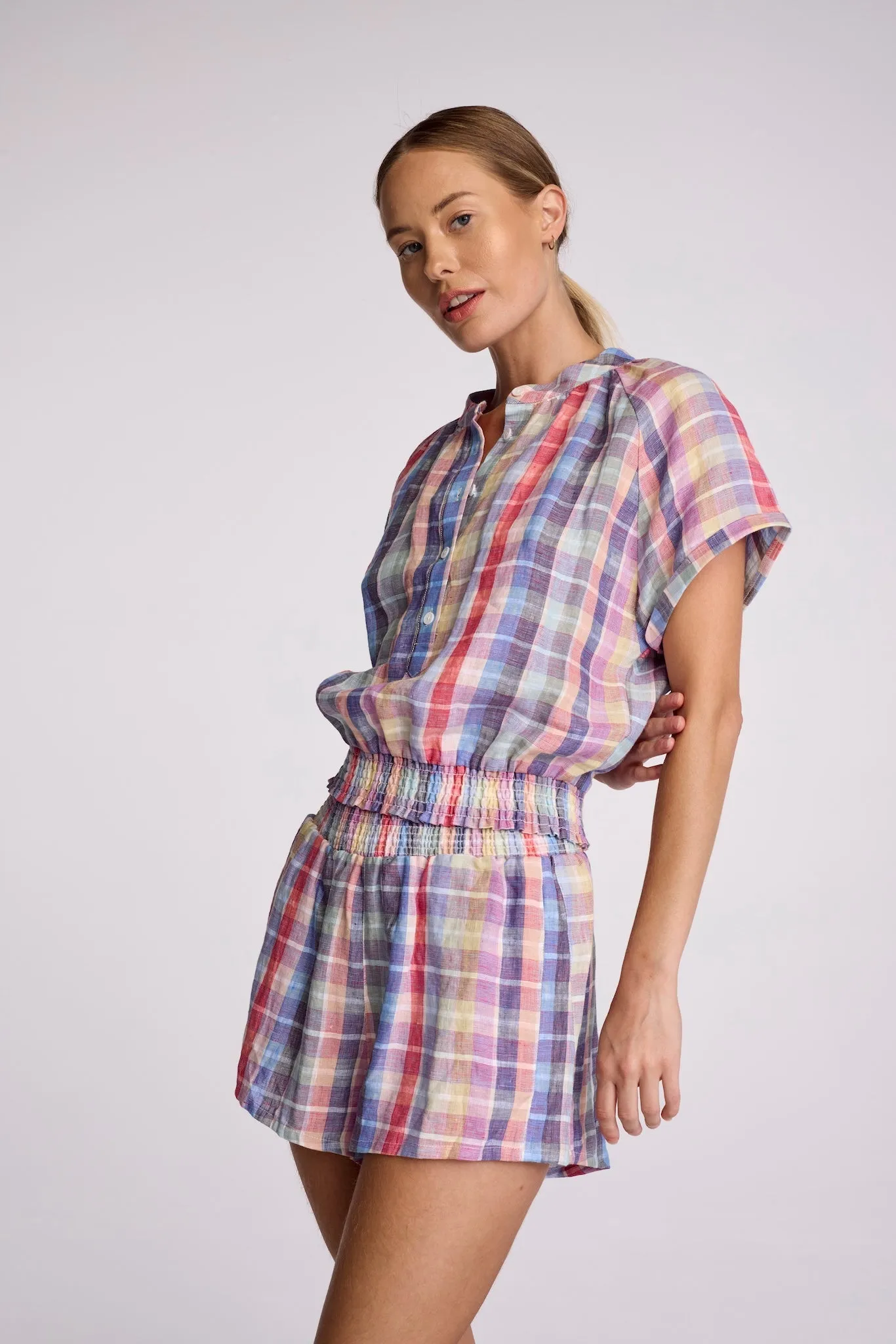 PLAID ZORA SHORTS sold by We Are Sundays product image thumbnail 2