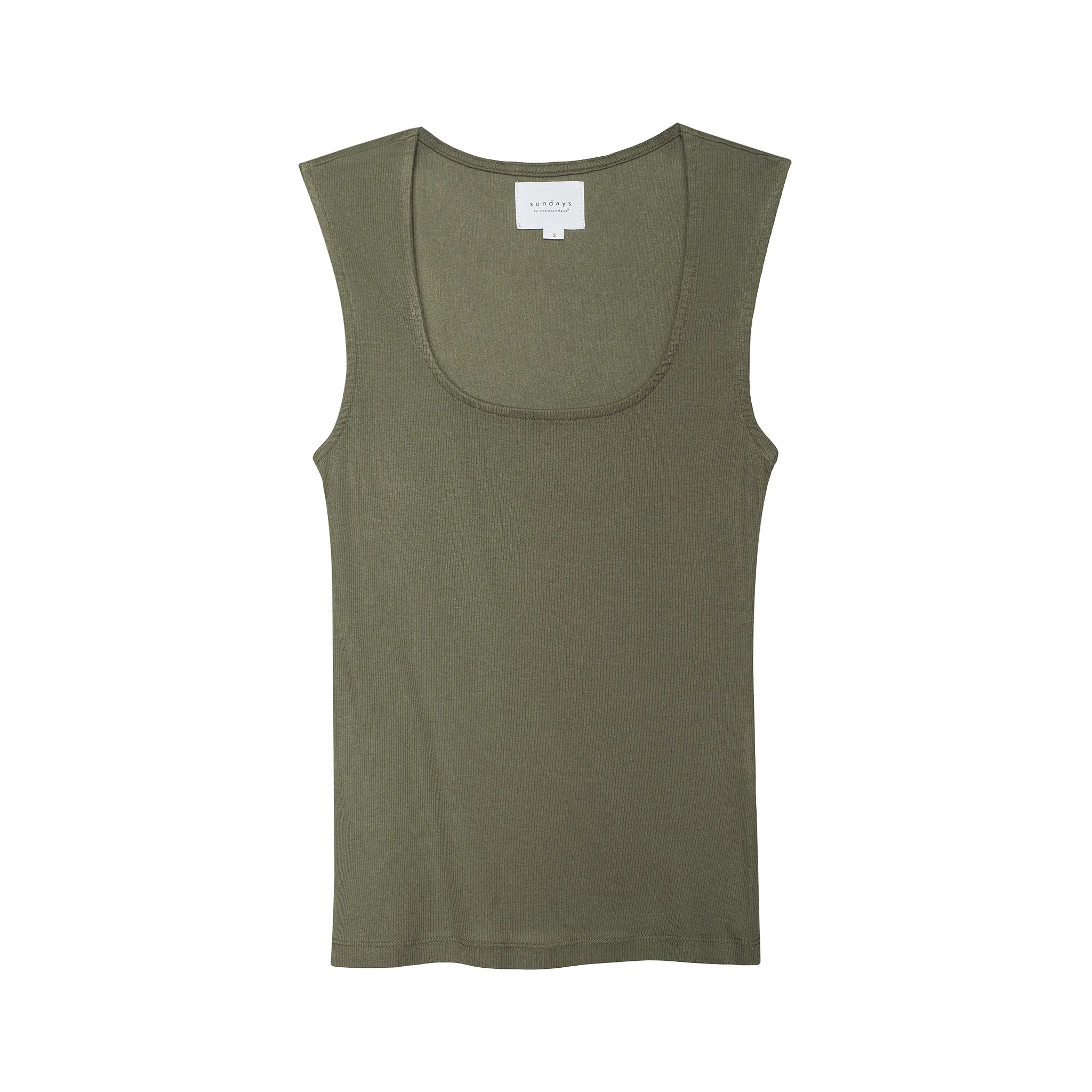 RIB TAYLOR TANK sold by We Are Sundays product image thumbnail 5