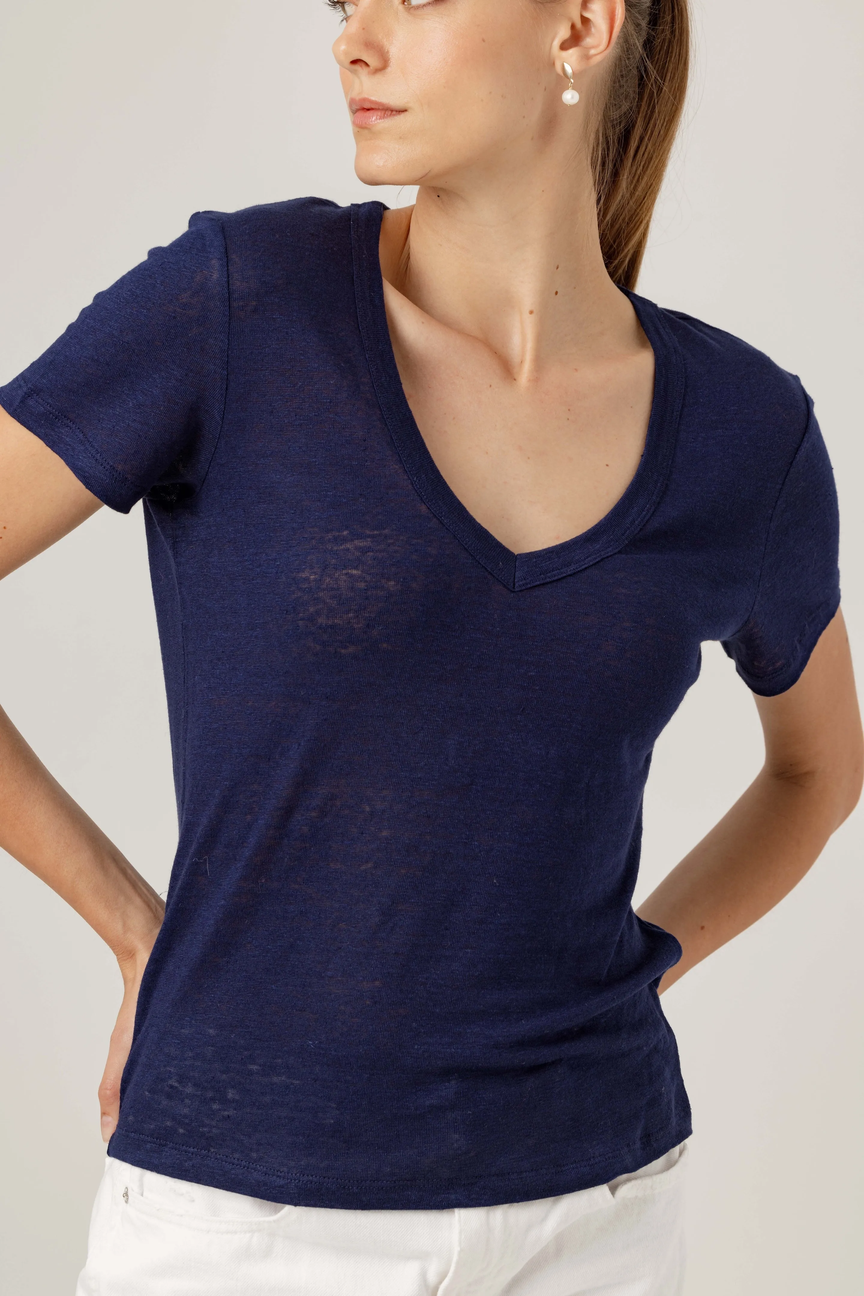 LINEN JERRI TEE sold by We Are Sundays product image thumbnail 2
