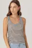 STRIPE LINEN DANNY TANK sold by We Are Sundays