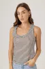 STRIPE LINEN DANNY TANK sold by We Are Sundays
