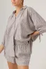 STONE STRIPE FISHER SHIRT sold by We Are Sundays