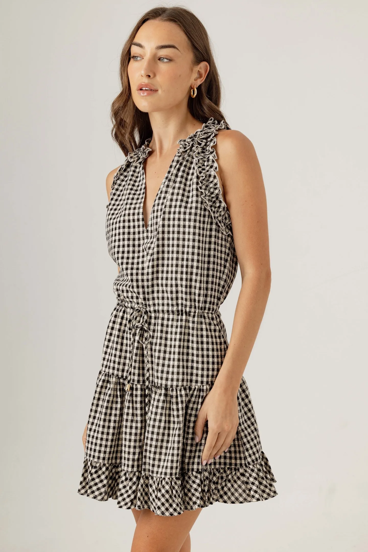 GINGHAM BLISSE DRESS sold by We Are Sundays product image thumbnail 4