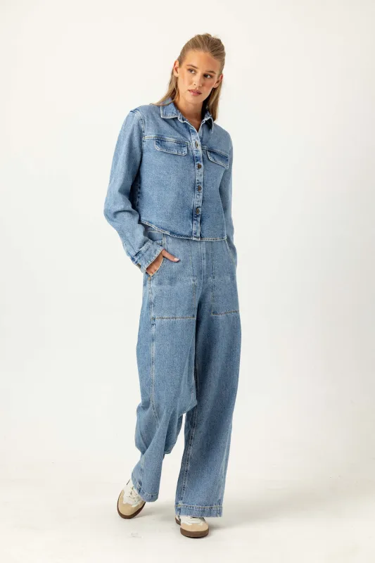 DENIM PORTER PANTS made by Sundays