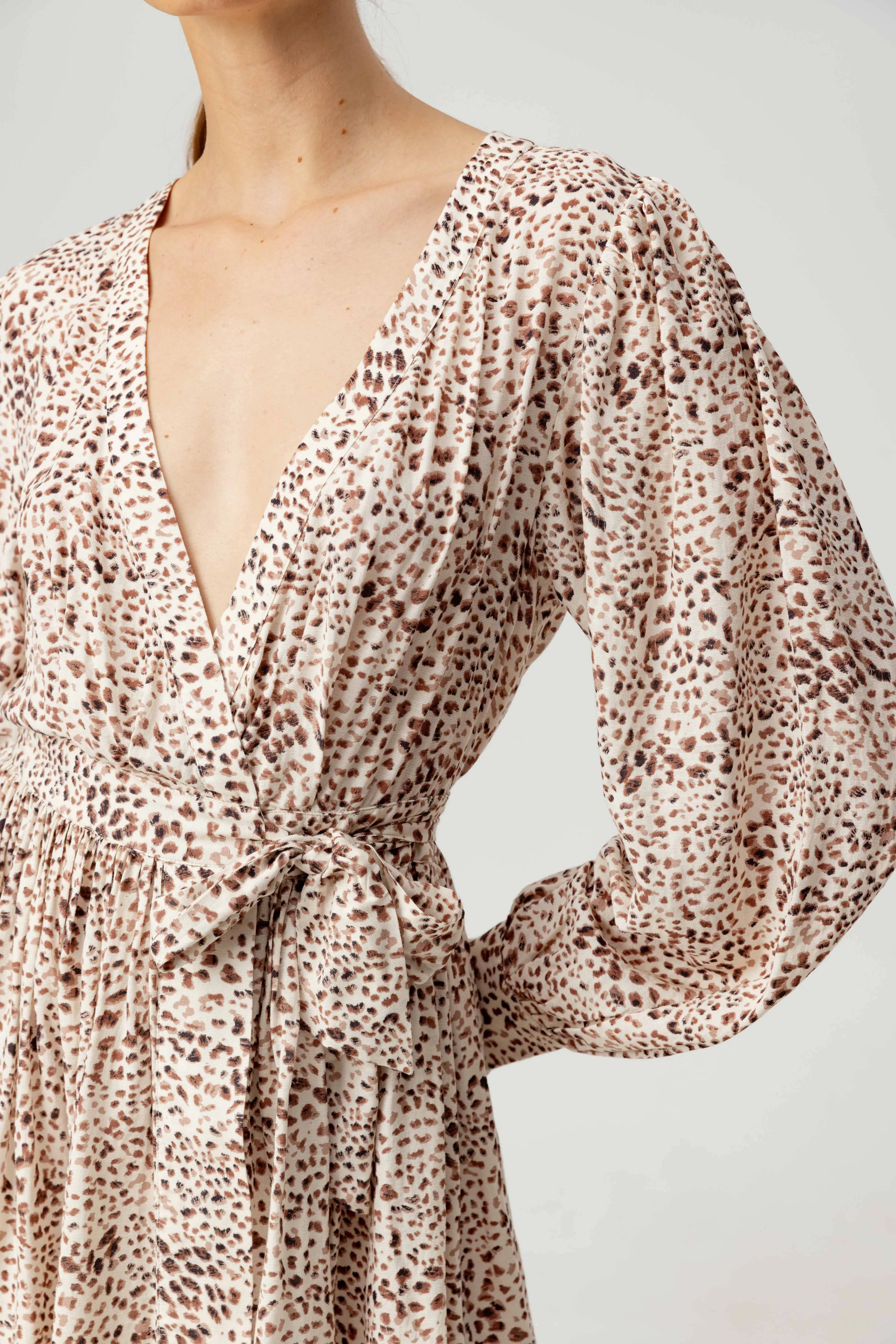 LEOPARD PRINT FLORA DRESS sold by We Are Sundays product image thumbnail 2