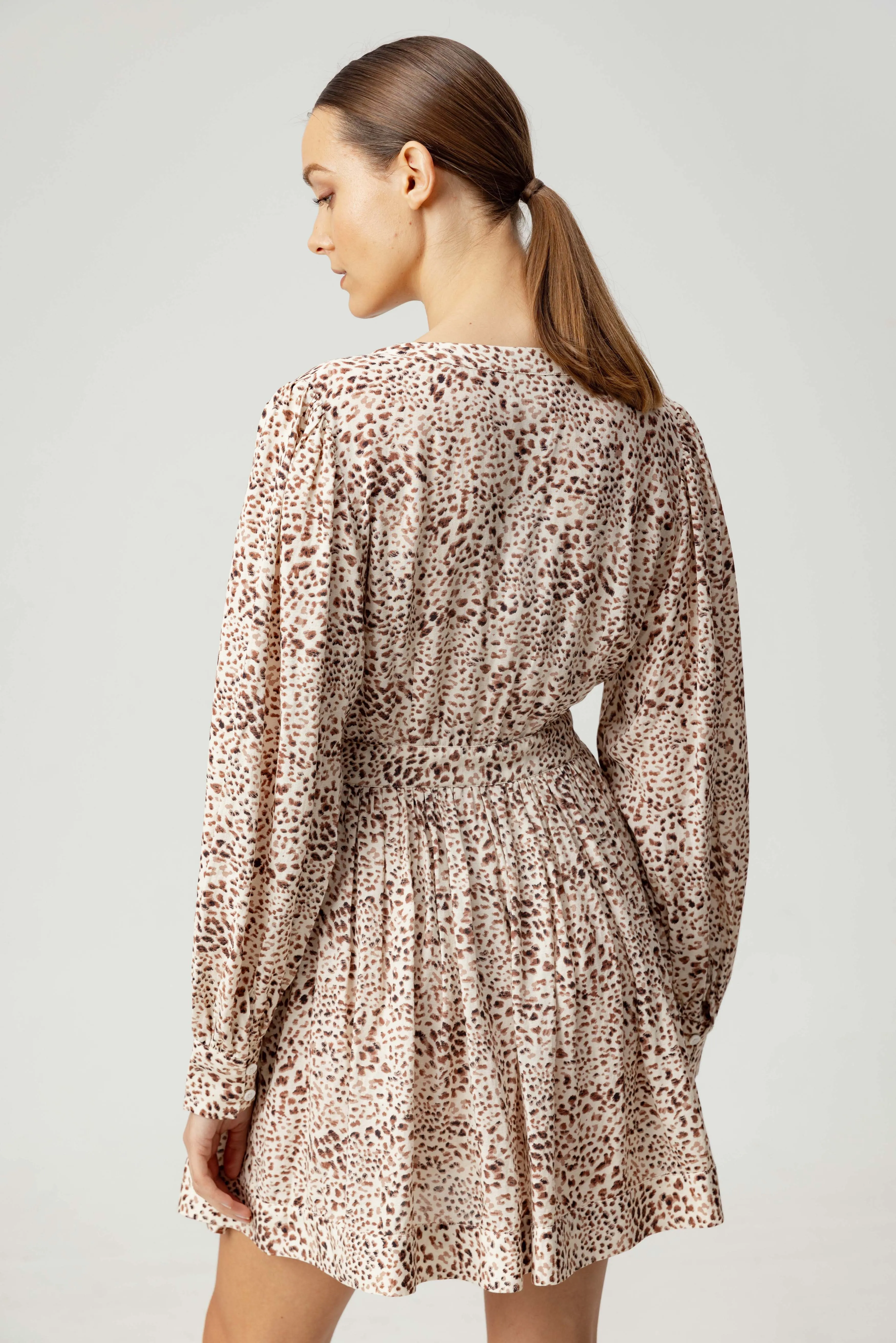 LEOPARD PRINT FLORA DRESS sold by We Are Sundays product image thumbnail 4