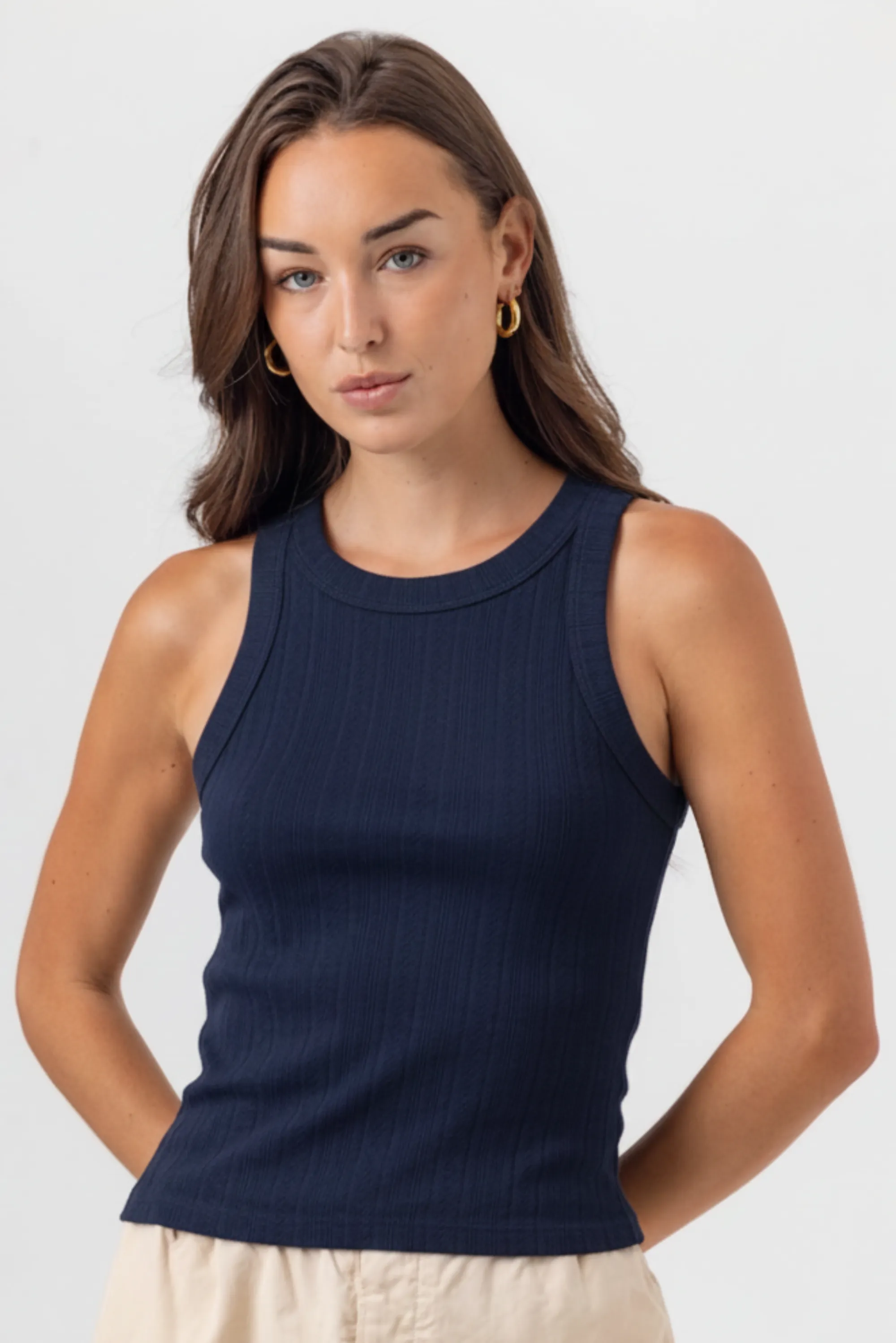 POINTELLE TURNER TANK sold by We Are Sundays product image thumbnail 3