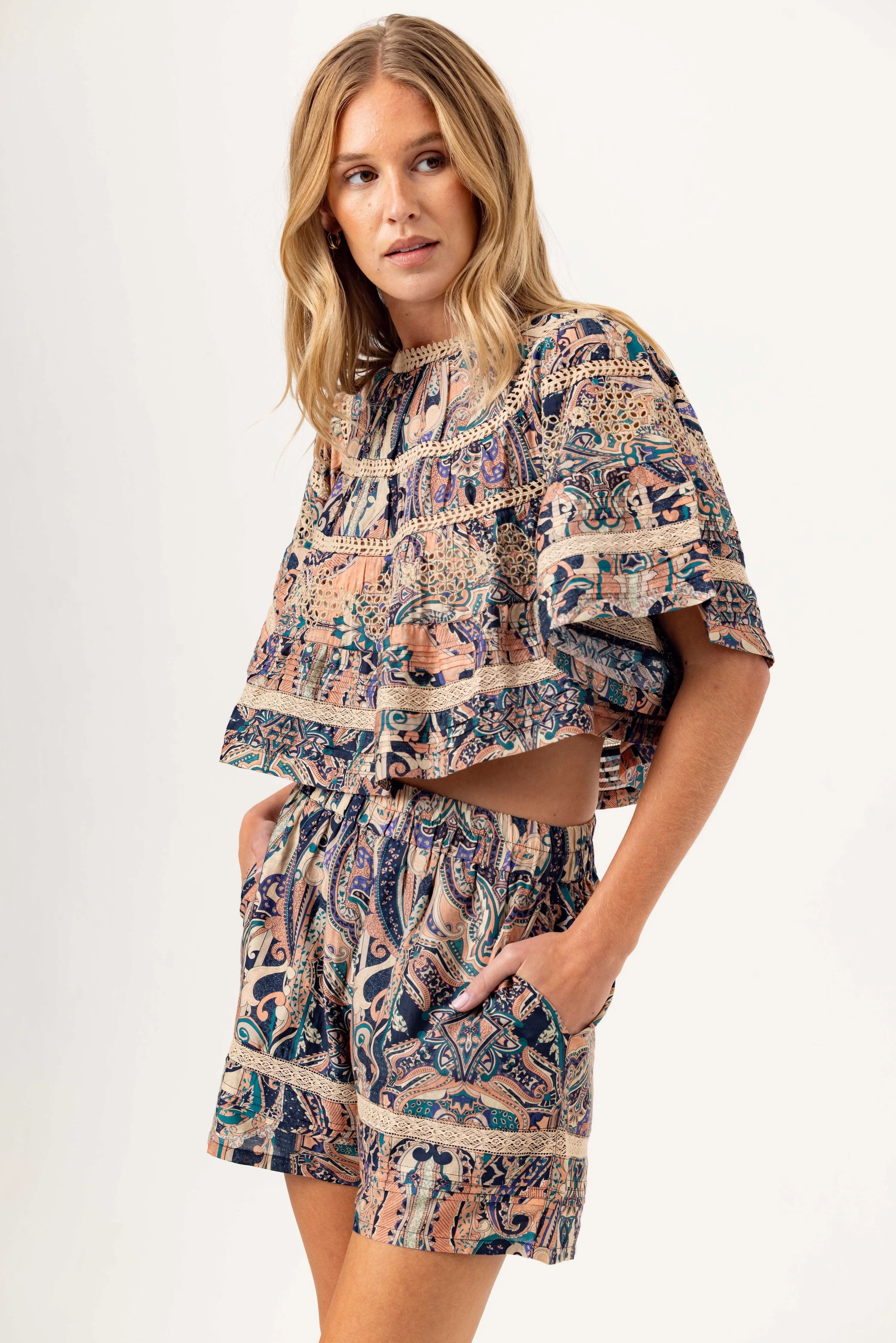 MOSAIC FULLER SHORTS sold by We Are Sundays product image thumbnail 4